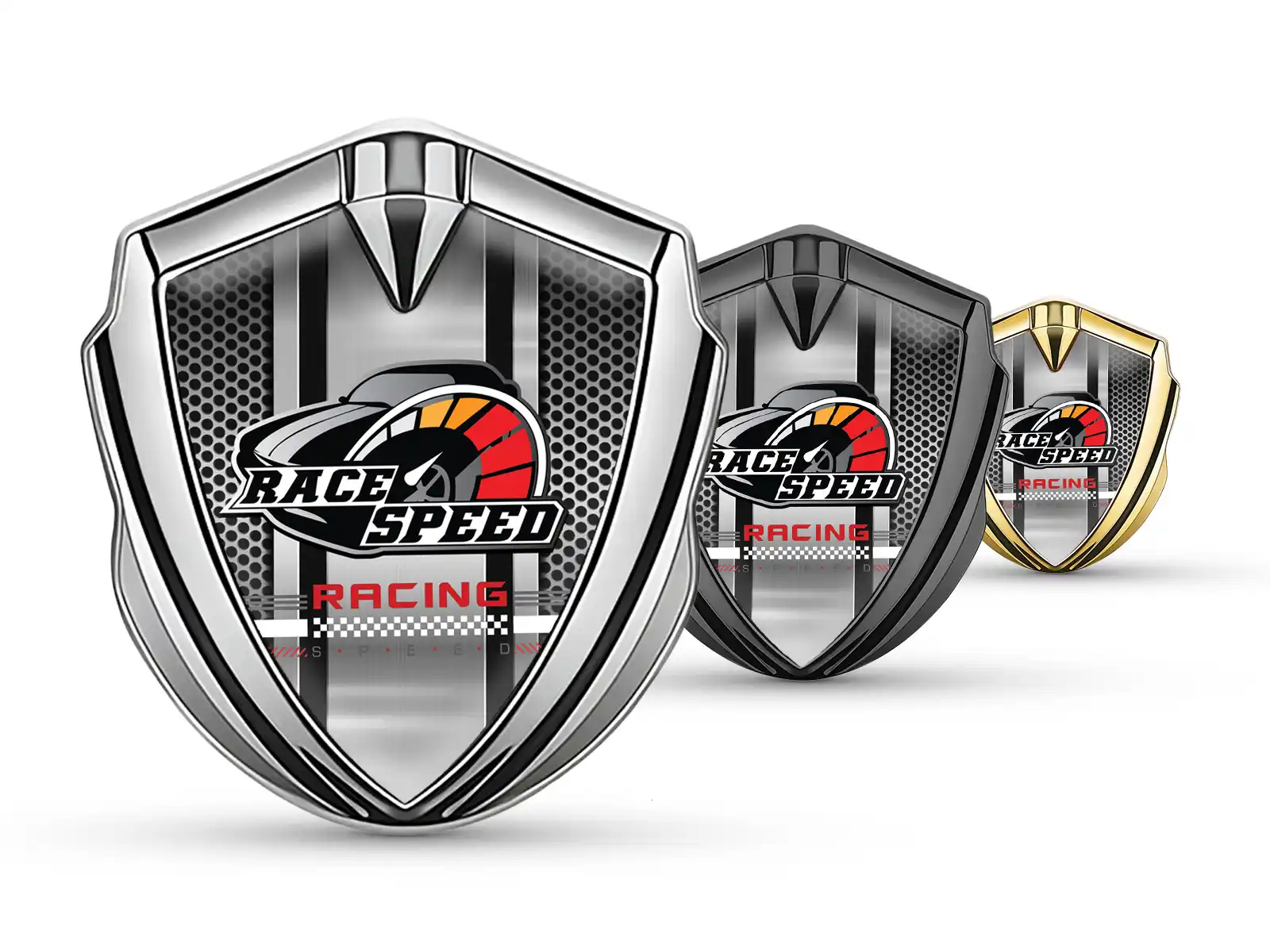 Domed Emblem Badge Modern High End Look